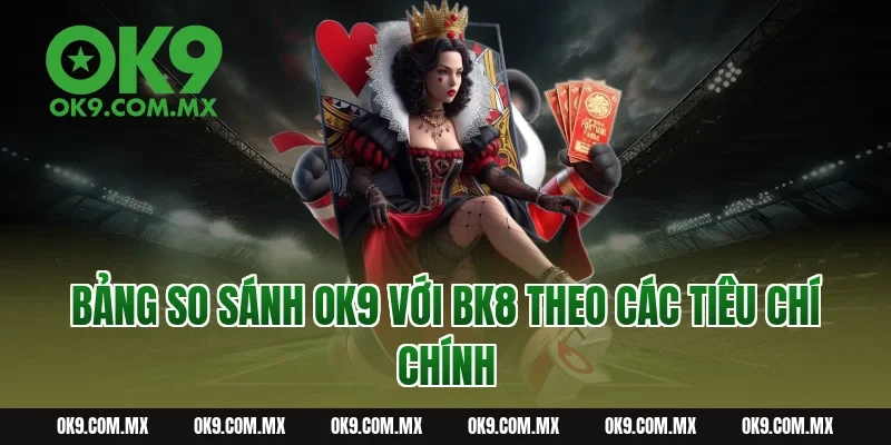 Bảng So Sánh OK9 Với BK8 Theo Các Tiêu Chí Chính