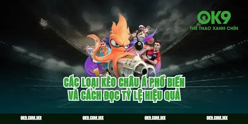 Các loại kèo châu Á phổ biến và cách đọc tỷ lệ hiệu quả